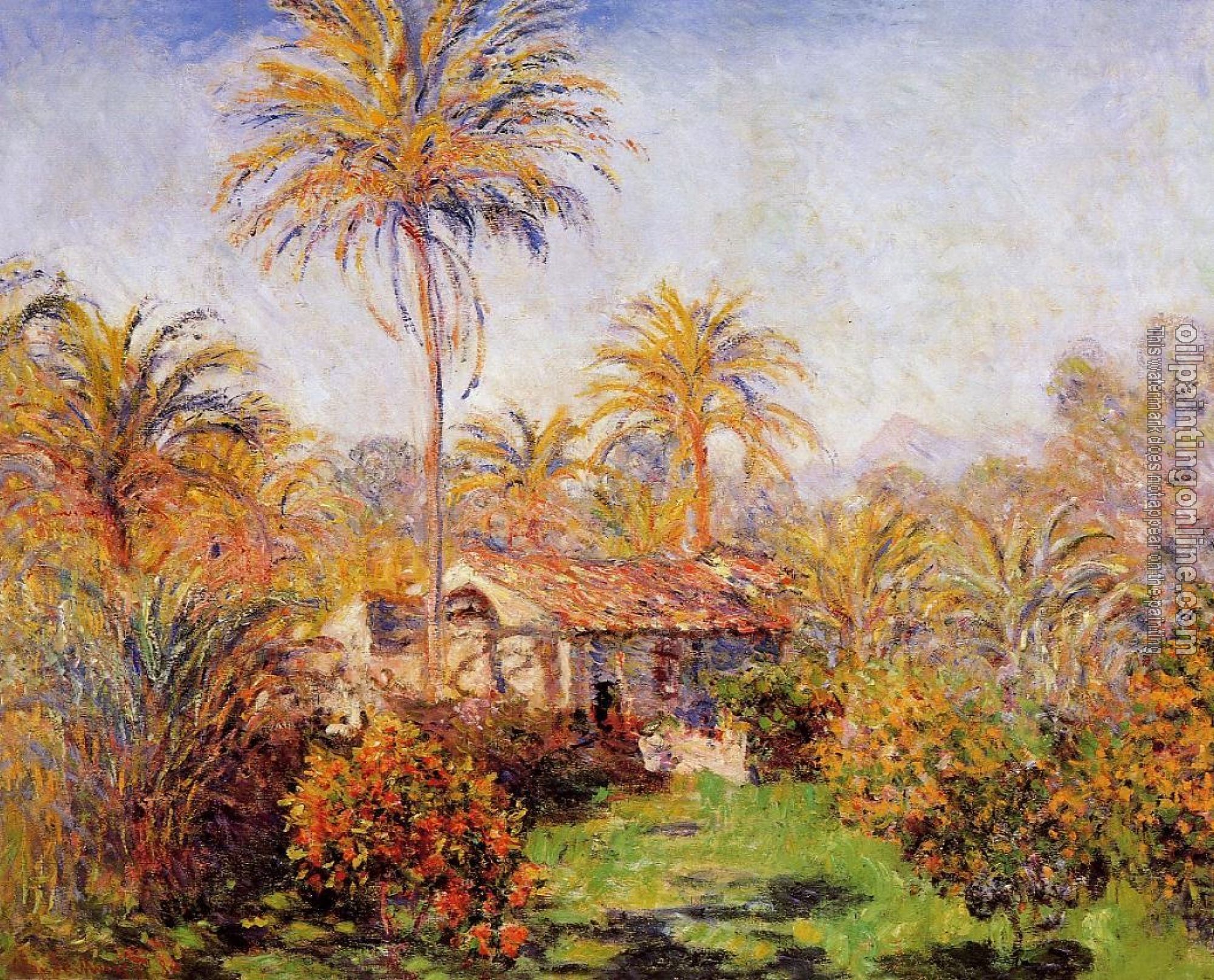 Monet, Claude Oscar - Small Country Farm in Bordighera